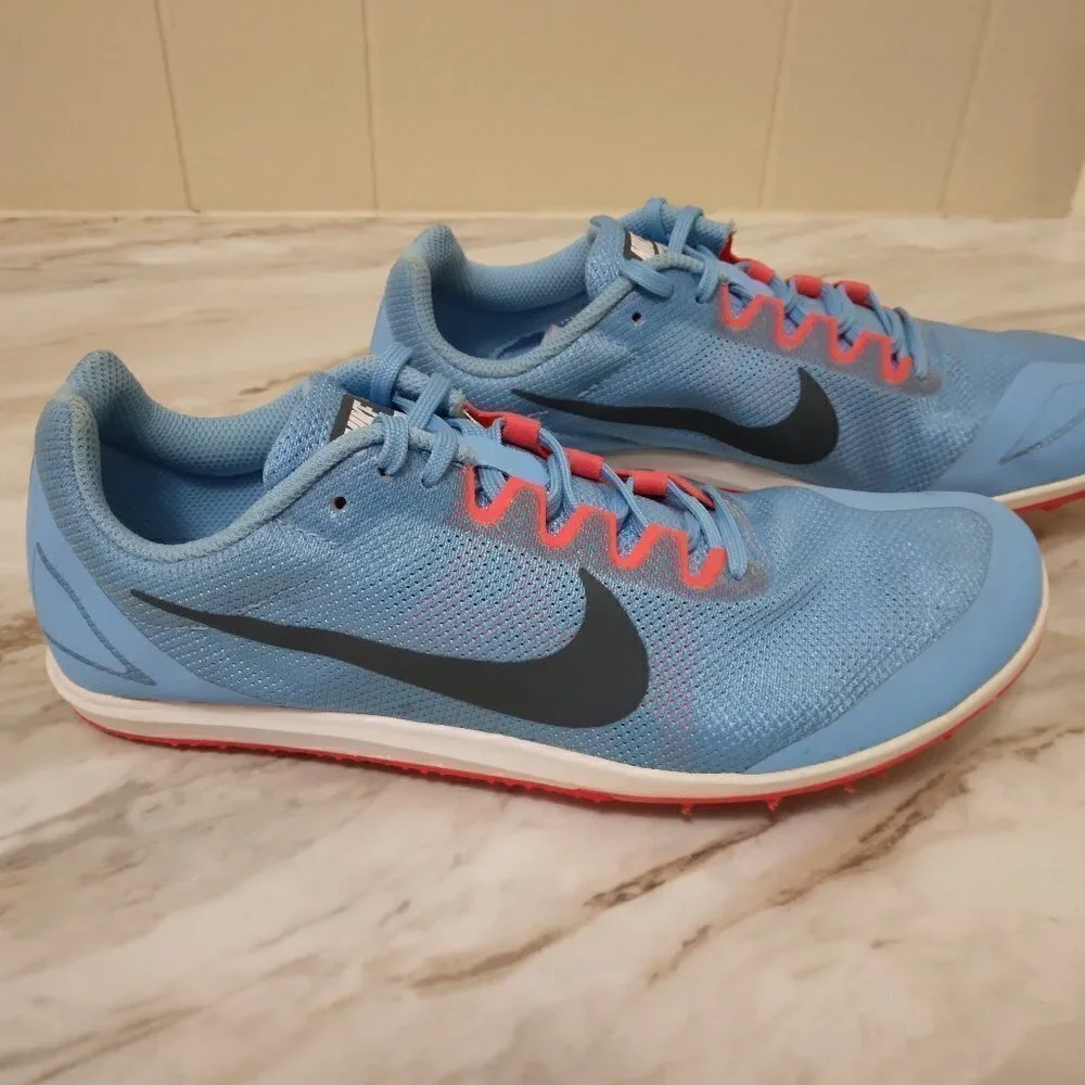 Nike | Zoom Rival D Racing Track Cleats Shoe Blue Women's | Size 9.5